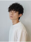波巻き/スパイラルパーマツイストスパイラルメンズカットウルフ