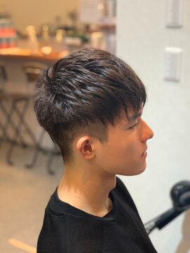 クリュウゲート 吉祥寺店(KURYU GATE) ベリーショート/パーマ/アッシュブラック[吉祥寺]