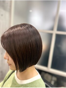 ネウィ 赤羽(newi) ミニボブ×ダークブラウン