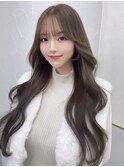韓国ヘア名古屋ハイレイヤー顔まわりカット前髪ボブタッセル小顔