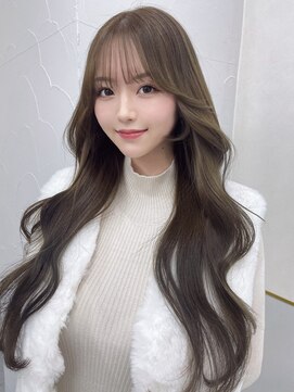 シーテ(Ciete) 韓国ヘア名古屋ハイレイヤー顔まわりカット前髪ボブタッセル小顔