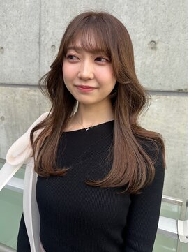 ニューヨークニューヨーク 垂水店(NYNY) 韓国×くびレイヤー×グレージュ 20代30代40代