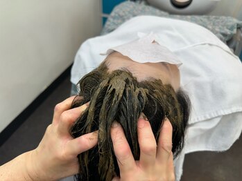 ラスル(RUSTLE)の写真/炭酸浴から始まる、極上のクリームスパ☆優秀なアイテムを使い、頭皮環境や髪を健康に導きます＊