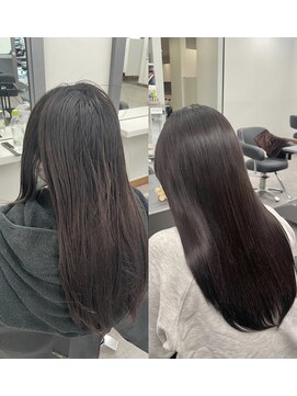 ガルボヘアー 桟橋店(garbo hair) オイルカラーダークグレージュ高知美容院