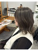 *白髪ぼかしにも◎ハイライトグレー系*
