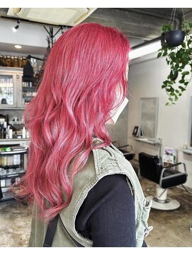 ノリト(norito) ロングレイヤー×ピンク