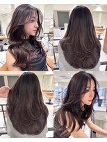 ジルブラン(JIL BLAN)&nbsp;ハイライトバレイヤージュダブルカラーケアブリーチ30代40代