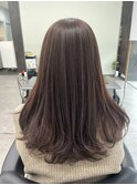 透明感カラー 春 トリートメント 大人女子