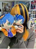 ホロスターズ アステルレダ ダブルカラー ネイビー ウルフカット