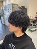 カット＋シャドウパーマ￥11000　#静岡駅#安倍川#韓国風メンズ#メンズパーマ
