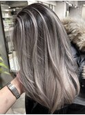 髪質改善縮毛矯正,レイヤー,縮毛矯正,白髪ぼかしハイライト.白髪