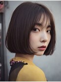ショートボブ/ストレートボブ/前下がりボブ髪質改善20代30代40代