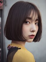 テーマ 下北沢(Thema) ショートボブ/ストレートボブ/前下がりボブ髪質改善20代30代40代