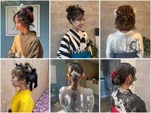 ヘアセットも成人式や結婚式、幅広く対応しております＾＾