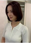 レイヤーボブ/韓国風ボブ/エギョモリ/ヨシンモリ/ワンホン