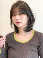 セイドット リー(Say. Ree)&nbsp;Say.ヘーゼルグレージュ暗めカラーオリーブグレーくびれレイヤー