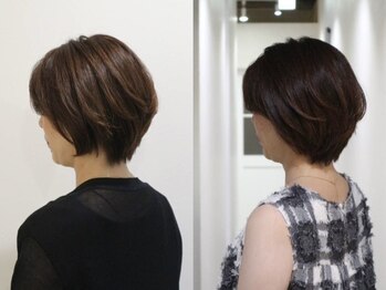 ビー(Be)の写真/大人女性に人気の"白髪ぼかし"デザインカラー◎鮮やかなおしゃれ染めでいつまでも可愛く美しく♪