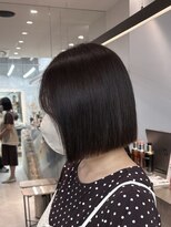 ロンドシエル 横浜(Lond ciel)&nbsp;暗めカラー/ボブ/顔周り/前髪/レイヤー/髪質改善/縮毛矯正/横浜