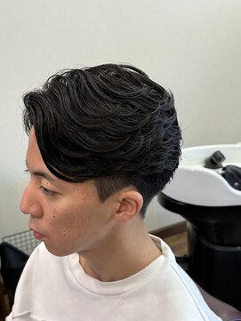 強めフェザーパーマ