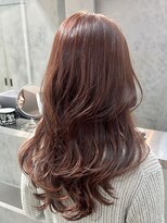 ヴェイン 渋谷(vain)&nbsp;ラベンダーブラウン韓国風スタイルレイヤーカット