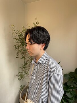 ソソ(soso) センターパートメンズ/パーマ/マッシュ