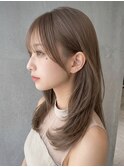 ミルクティーブロンド/ワンホンレイヤー/くびれヘア/美髪p北浦和