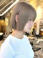 ヒビヲ 天神警固(HIBIO) ダメージレスブリーチカラー♪福岡ボブ/ブリーチカラー/ミニボブ