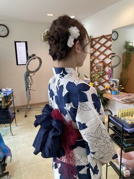 ヘアーメイク ナイス(Hair make NICE) R8おんまく花火大会浴衣スタイル♪
