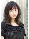 シースルーボブ