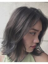 ソアヘアー(Soar hair) ミディアム×グレージュ