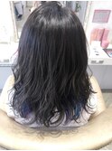 インナーカラー☆ブルーバイオレット【長岡】【見附】