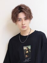 ベーア メロー(Bar mellow)&nbsp;モテ髪イケメンスパイラルパーマデコ出しセンターパートマッシュ