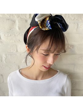 ユナイテッドビューティー 金沢(UNITED BEAUTY) スカーフアレンジ