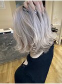 ケアブリーチ×ホワイトベージュ