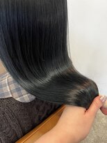 シェノン 武庫之荘(CHAINON) 髪質改善カラー/ブルーブラック/似合わせカット/くびれヘア