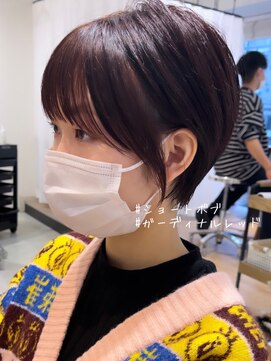 ビューイースト 亀戸 錦糸町(VIEW EAST) ショートボブ/前髪/赤髪