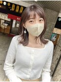 くびれヘア×フォギーブラウン