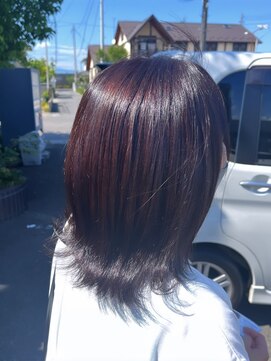 アース 郡山コスモス通り店(HAIR&MAKE EARTH) バイオレットブラウン