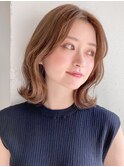 美髪ルーズヘアこなれヘアショコラアッシュ.ミストバング時田