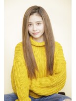 ルルディ バイ アフロディーテ銀座(luludi by APHRODITE)&nbsp;アンブレラカラー/こなれミディ/ウェーブパーマ/前髪/銀座