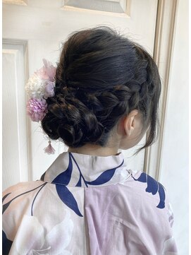 アロマ ヘアルーム 池袋店(AROMA hair room) ほめられ大人ガーリーヘアセット浴衣/池袋/池袋東口