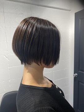 シェル 吉祥寺(shell) グレージュカラー/ボブウルフ/黒髪/ココアベージュ