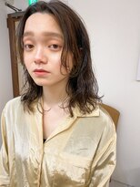 アム(amu)&nbsp;デジタルパーマ/ミディアムレイヤー/ミディアムパーマ