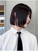 ◇ボブ 縮毛矯正 顔周りカット 表参道 髪質改善