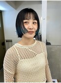 レイヤーボブ×デザインブルーカラー