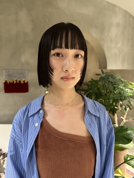 ハウ 心斎橋(how) ロング顔周りレイヤーカット小顔カット艶髪20代30代40代
