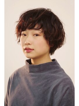 ヘアメイク デザート(HAIR MAKE DESART) ショート×ウェーブ×ウォームカラー