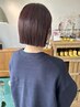 カット+リタッチオイルインカラー+トリートメント　￥11430
