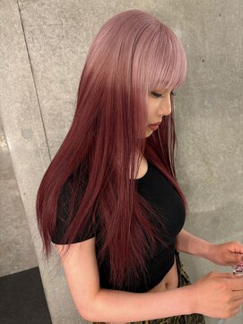 リンドトウキョウ ウメダ(LINDO TOKYO) a/ピンクルーツ/ルーツカラー/暖色デザイン/梅田