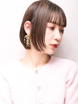 クラッチ ビオ 博多駅前(CLUTCH bio) 大人可愛い小顔カット美髪ツヤ髪大人ガーリーショートボブA4